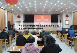 青年学生心理危机发生常见原因,青少年心理危机的原因及干预对策探析