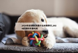 2024年欧洲杯决赛什么时候举行,2024欧洲杯开赛时间