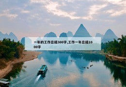 一年的工作总结300字,工作一年总结1000字