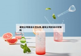 建筑公司做会计怎么样,建筑公司的会计好做吗