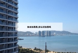 体会孙燕燕,你认识孙燕吗