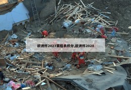 欧洲杯2023赛程表积分,欧洲杯2028