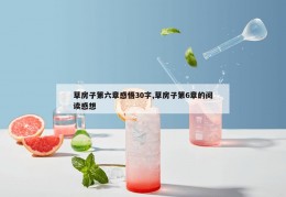 草房子第六章感悟30字,草房子第6章的阅读感想